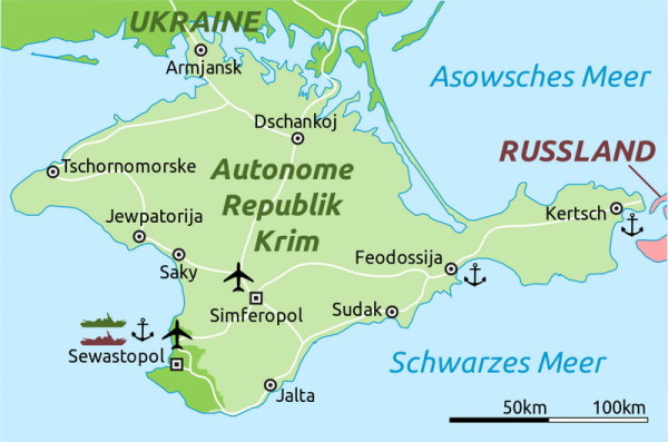 Die Krim, 2014 (Foto von Wikipedia)