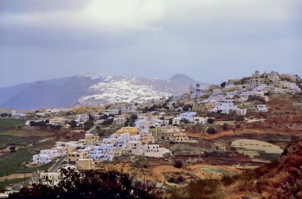 Pyrgos auf Santorini, 17.6.1996