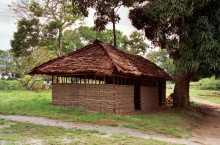 Traditionelles Haus bei Mombasa, 1987