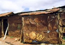 Häuser im Slum von Kibari, 1987