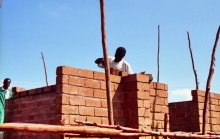 Häuserbau in Embu, 1993