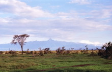 Mount Kenya vom Sweet Water Camp aus, 1993