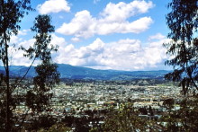 Blick auf Riobamba