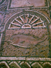Mosaikboden der Byzantinischen Kirche