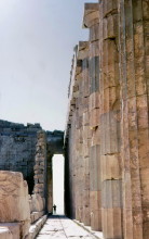 Säulen im Parthenon