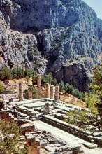 Apollo Tempel in Delphi
