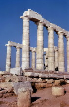 Der Poseidon Tempel in Sounion