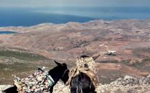 Auf dem Gipfel vom Prophet Elias, Paros, Juni 1964