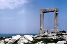 Tor zum Apollo Tempel, Naxos, Juli 1964