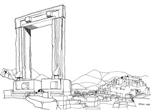 Naxos, Tor zum Apollo Tempel