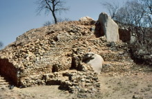 Ruinen des alten Palastes in Khami
