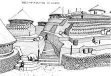 Rekonstruktion von Khami (nach Peter Garlake)