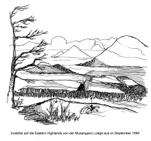 Ausblick von der Musangano Lodge, 3.9.1999