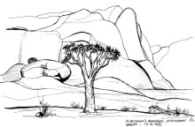 Bushman Paradise bei der Spitzkoppe, 17.6.1992